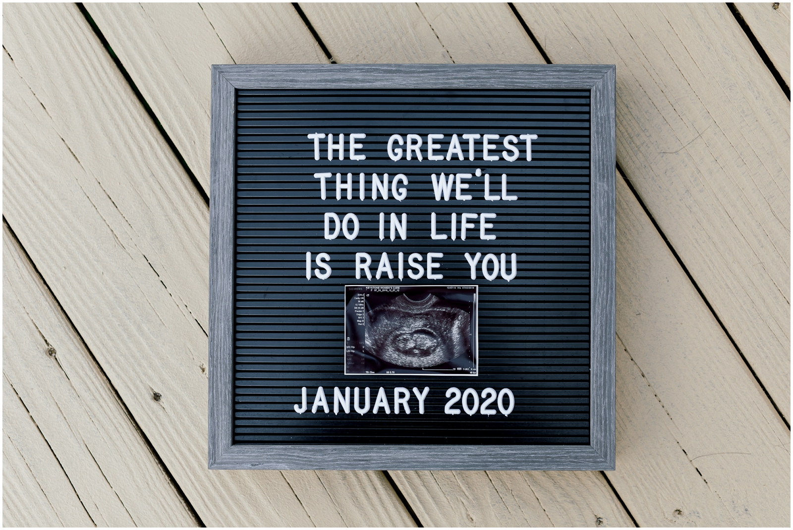 pregnany annoucement january 2020 baby