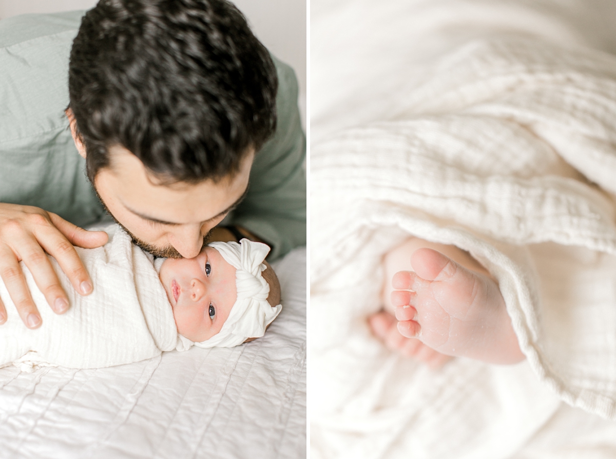in home lifestyle newborn portraits Maryland photography photo 2